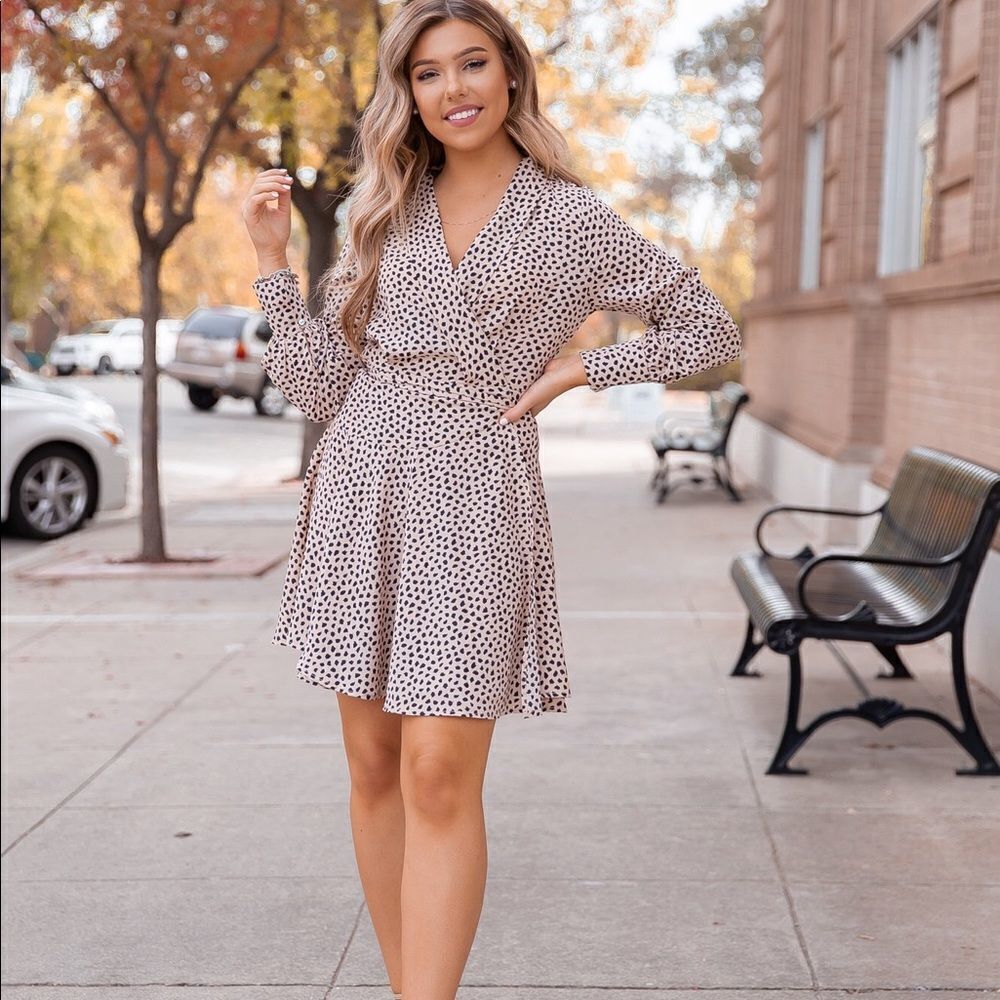 ✨
Lucky Leopard Long Sleeve Dress✨
